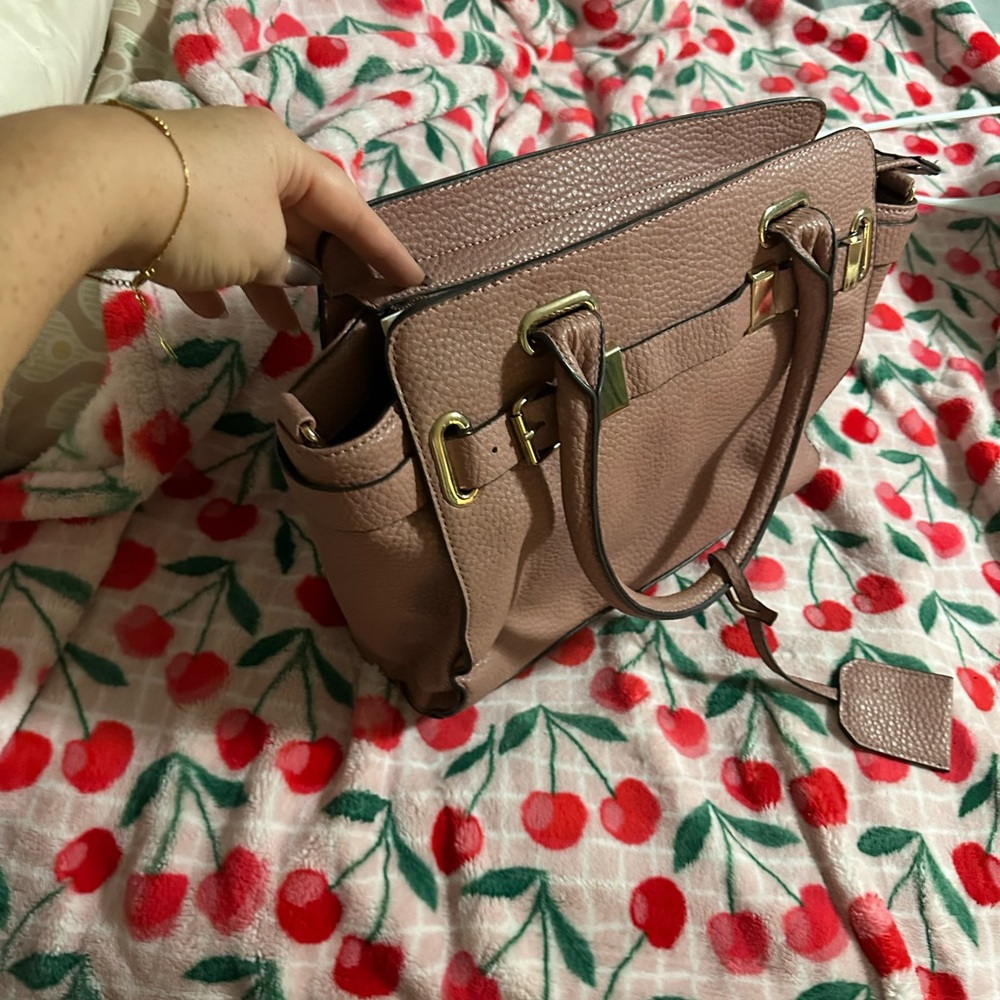 JustFab Blush Satchel Bag